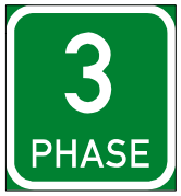 Multi-phase traffic signals sign