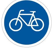 Pedal cycles only sign