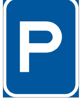 Parking reservation sign