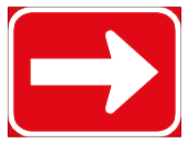 One-way roadway sign — variant R4_2