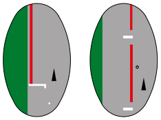No stopping line marking