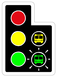 Bus signal with separate movement signal