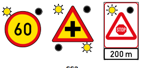 Supplementary flashing light signal