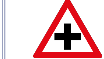 Crossroad sign