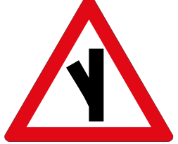 Sharp junction sign