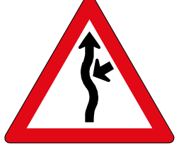 Concealed driveway sign