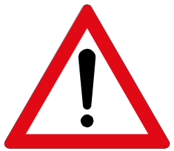 General warning sign