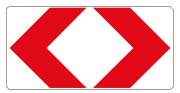 Gore chevron sign