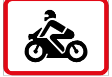 Motor cycles sign
