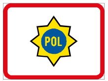 Police vehicle sign